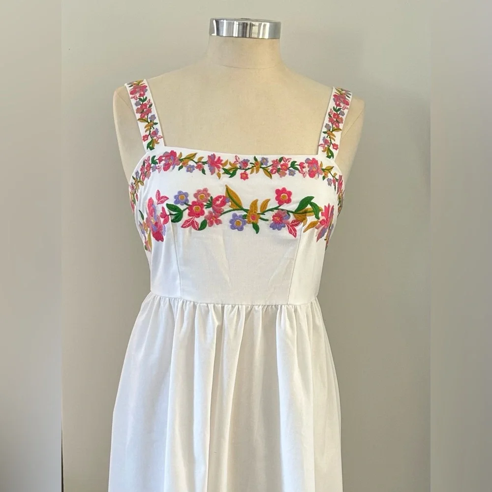 Women's Floral Summer Dress By Mable Size Medium - Picture 3 of 12